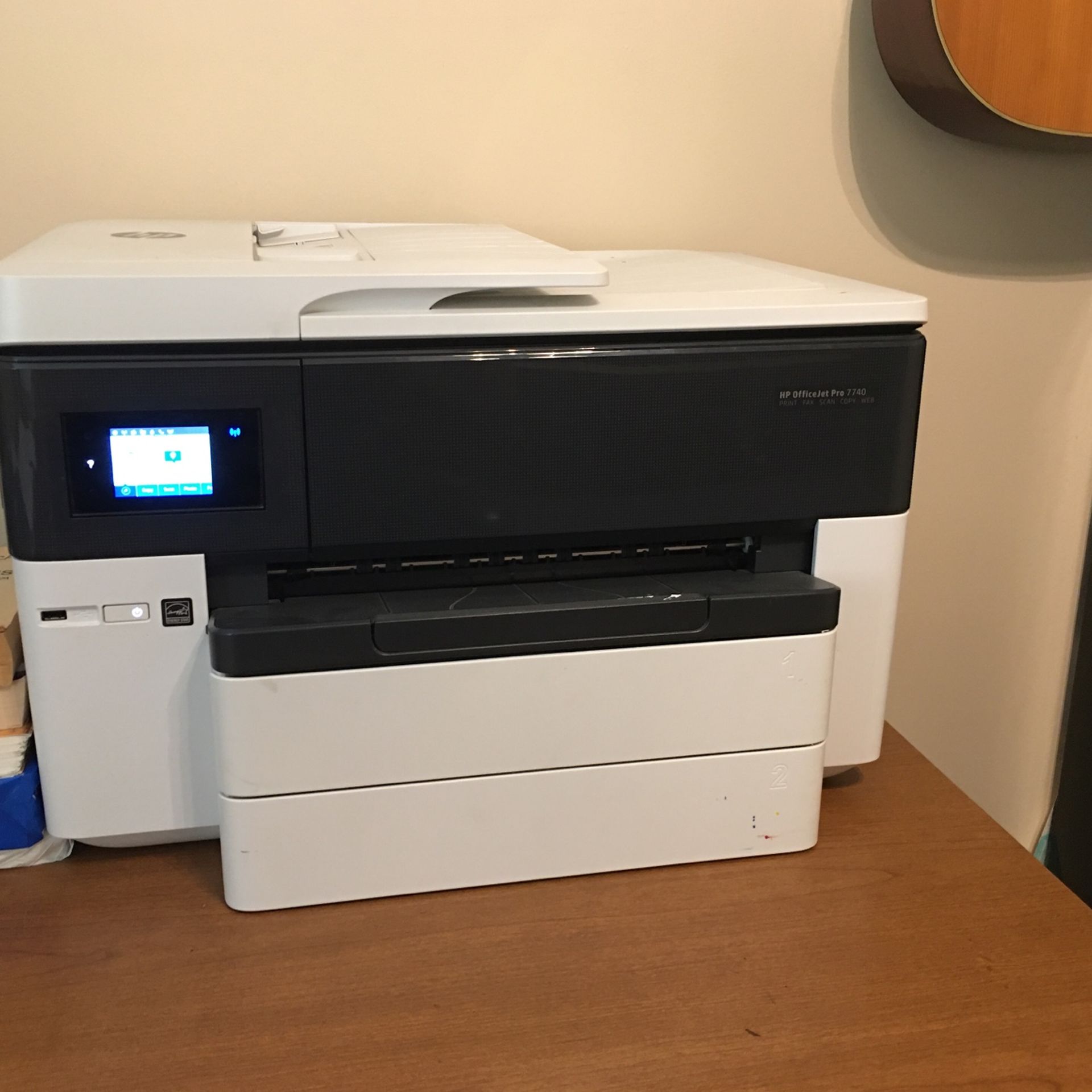 HP OfficeJet Pro 7740 Wide Format All-in-one Printer White