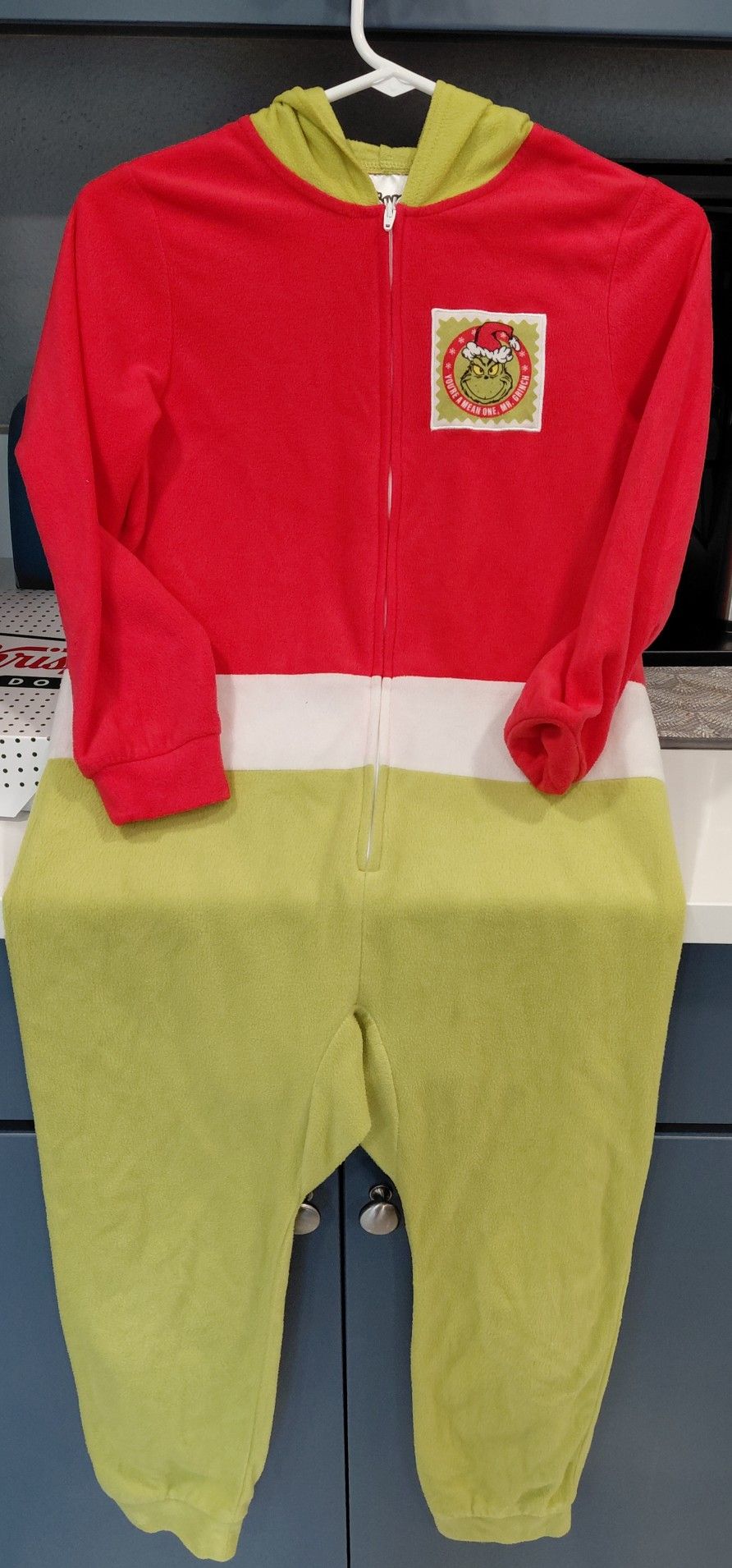 Christmas Grinch Kids Onesie Pajamas - Boys Girls