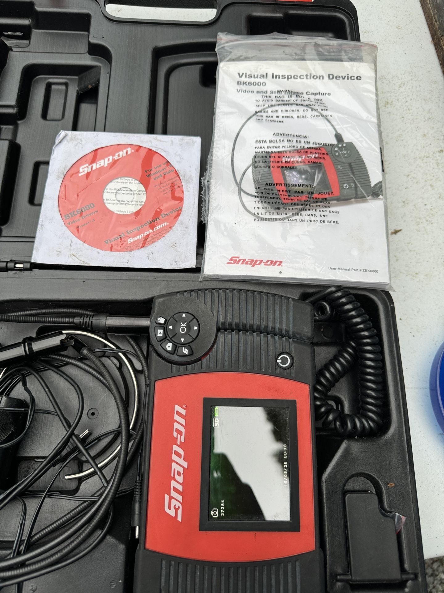 Snapon Snapon BK6000 BK6000 Boroscope Handheld Digital Inspection