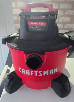 Aspiradora Craftsman Wet/Dry Shop Vac 6 Galones / 3.5 HP