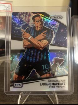 2025 Panini Prizm FIFA Lautaro Martinez Manga #10 SSP Case Hit Inter Milan