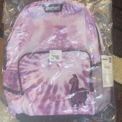 Fortnite Signify Unisex Backpack, Large Zippered Main Compartment, Purple