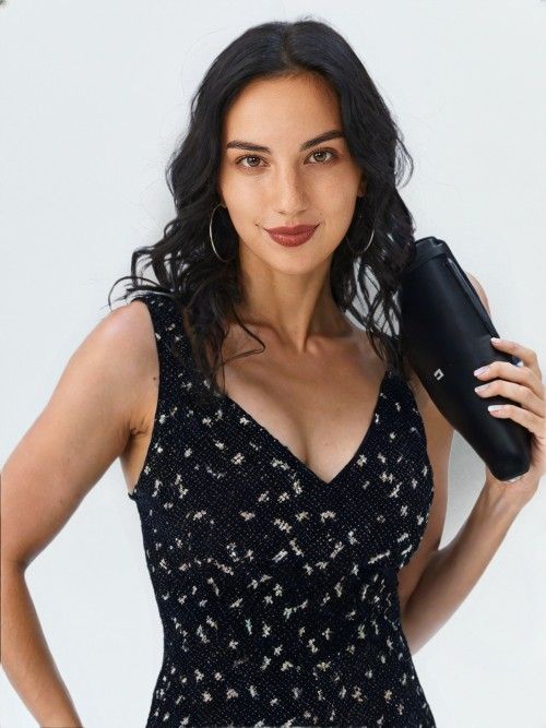 Cross-over Sleevelss Dress. Pre-owned-XS