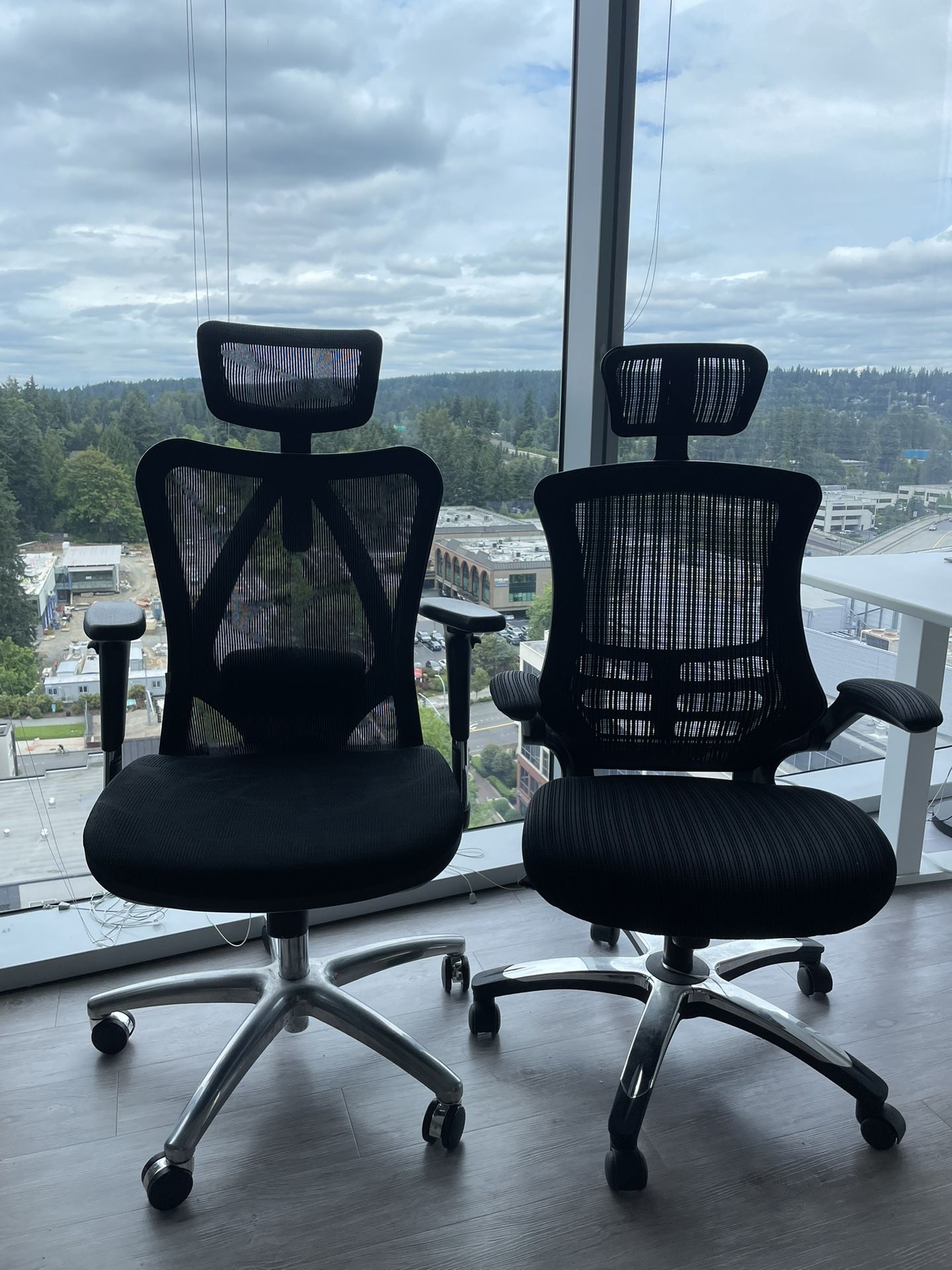 Two Ergonomic Chairs Combined