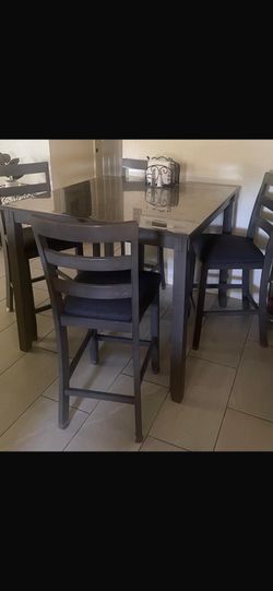 Table and chairs