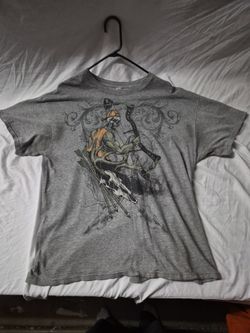 Y2k Skeleton Bow & Arrow Shirt Mens XL