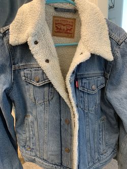 Womens Levi’s Sherpa Lined Jacket