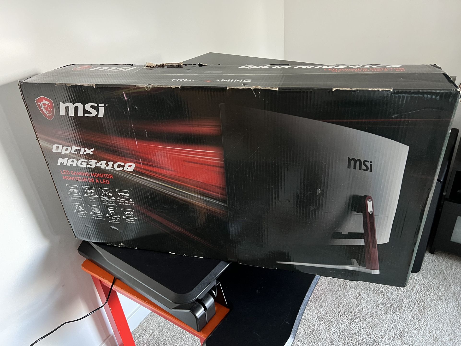 NEW: MSI Optix MAG341CQ 34” Curved Gaming Monitor