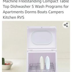 Portable Mini Counter Dishwasher