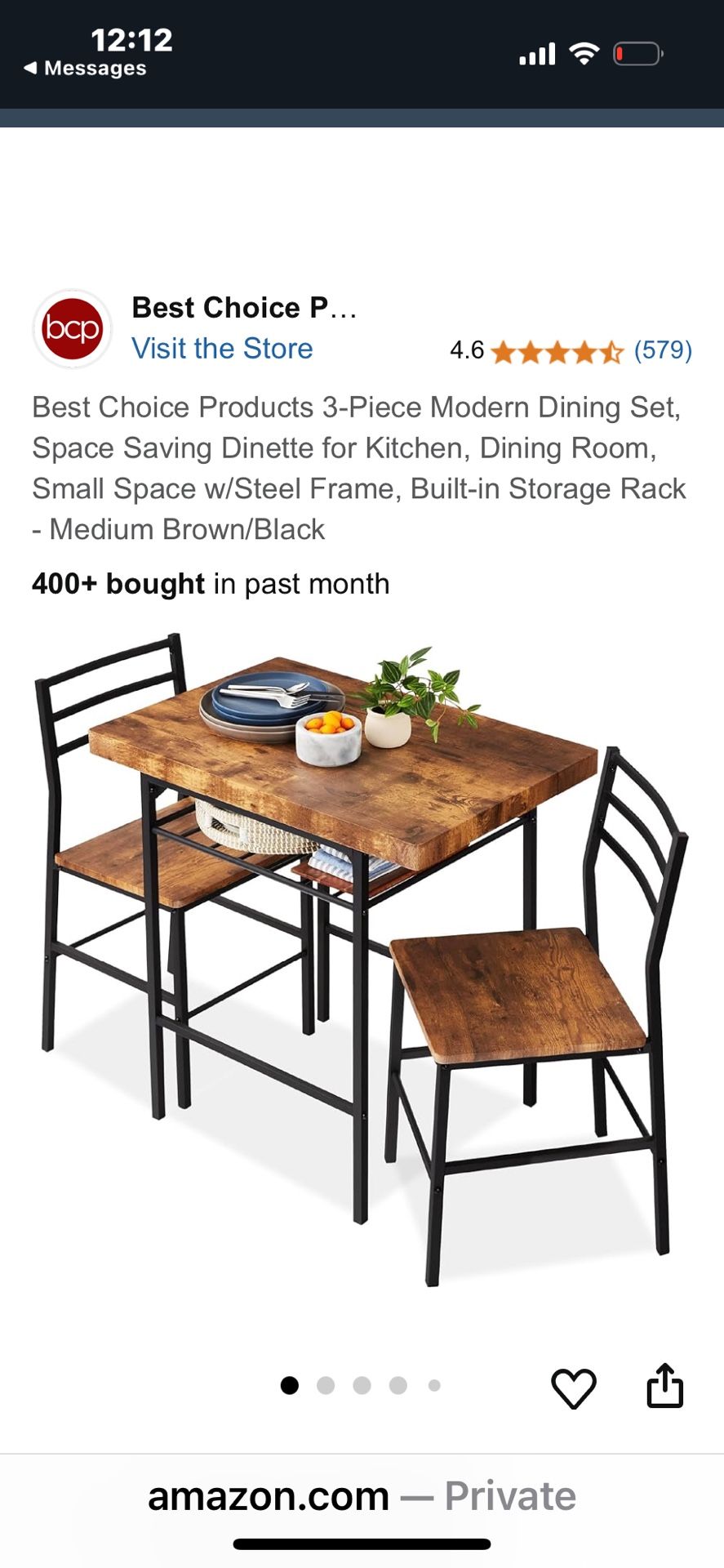 Dining table