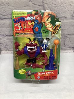 Earthworm Jim Peter Puppy Action Figure NEW RARE VINTAGE Toy 1994 NIB