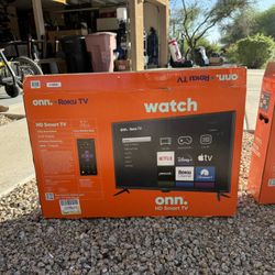 32” ONN ROKU tv  (4 x ) 