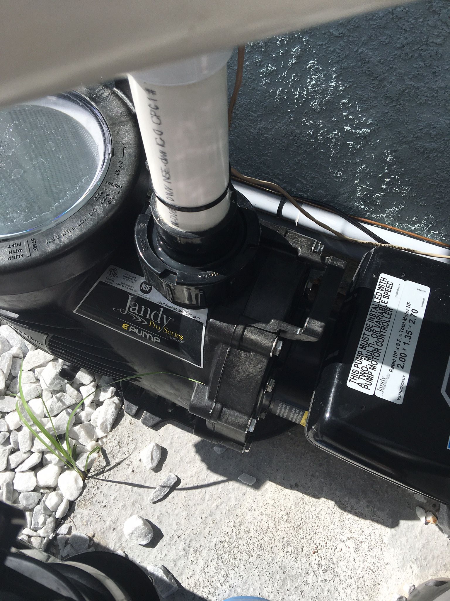 Jandy Epump 2.7HP pool pump