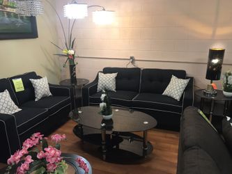 Sofa and love seat set