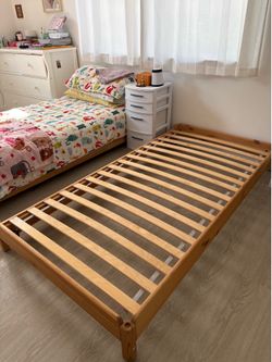 FREE: Two Twin Wooden Bed Frames