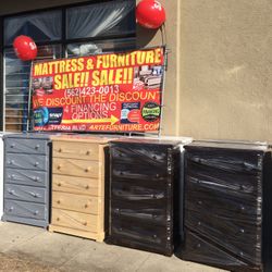 Chest 5 Drawers In Any Color New Solid Wood 