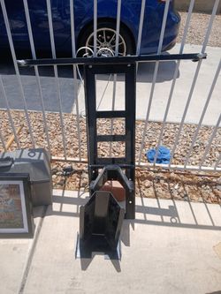 Pittsburgh 1800 lb. Capacity Motorcycle Stand and Wheel Chock