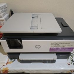 HP OfficeJet Pro 8035e Printer – Like New + New Ink