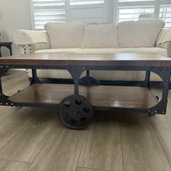Coffee Table + 2 Side Tables 