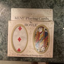 KENT Playing Card By Hoyle Double Deck Bridge Set
