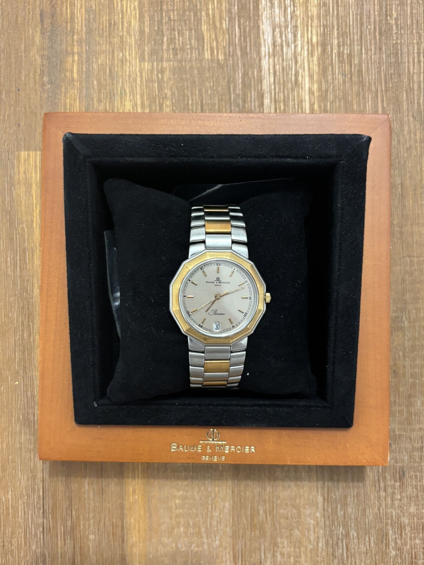 Baume & Mercier Riviera Men's Two-Tone Quartz Watch