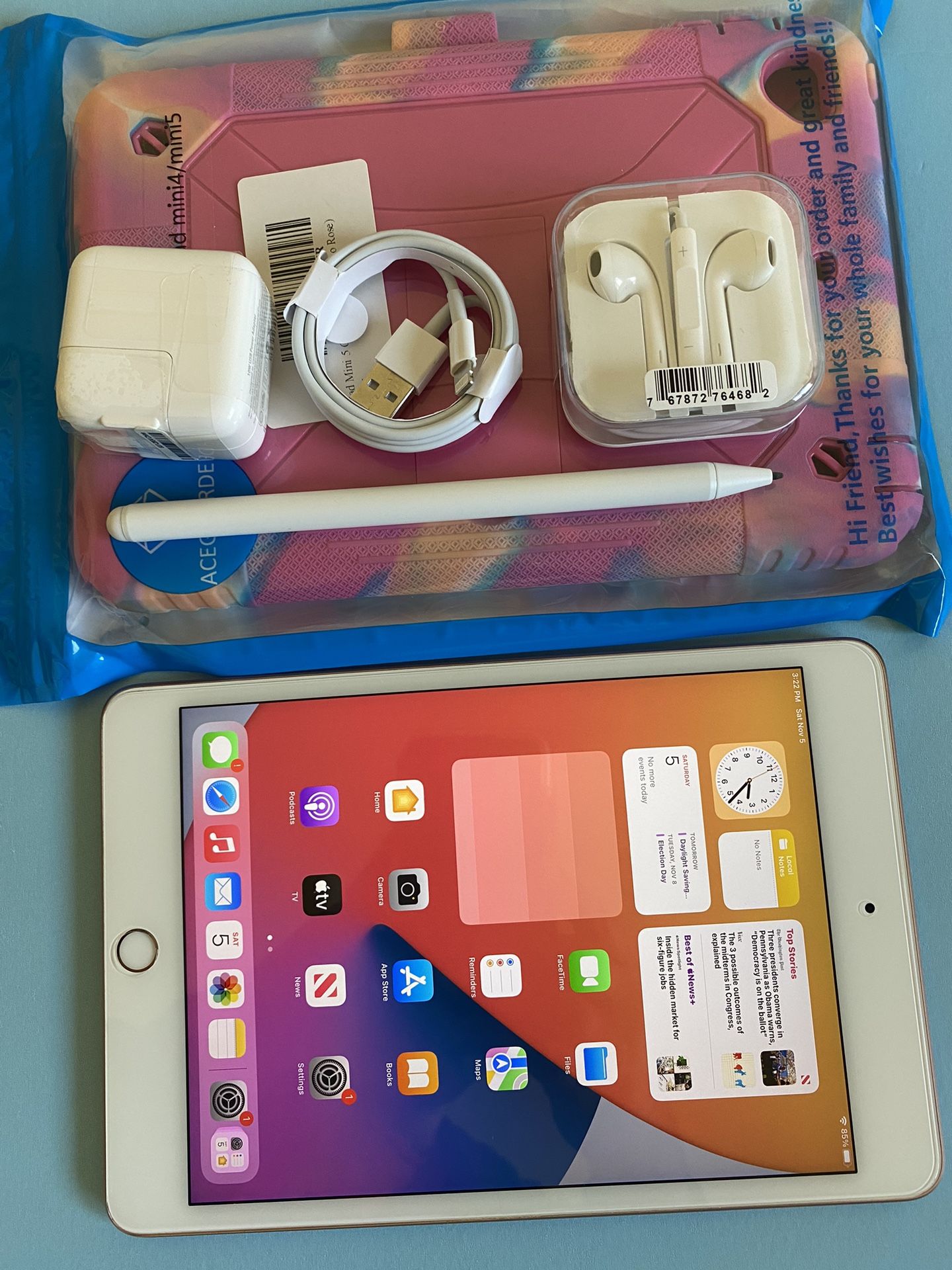 256GB Apple iPad mini 5 (5th Generation/7.9” Retina / latest IOS 