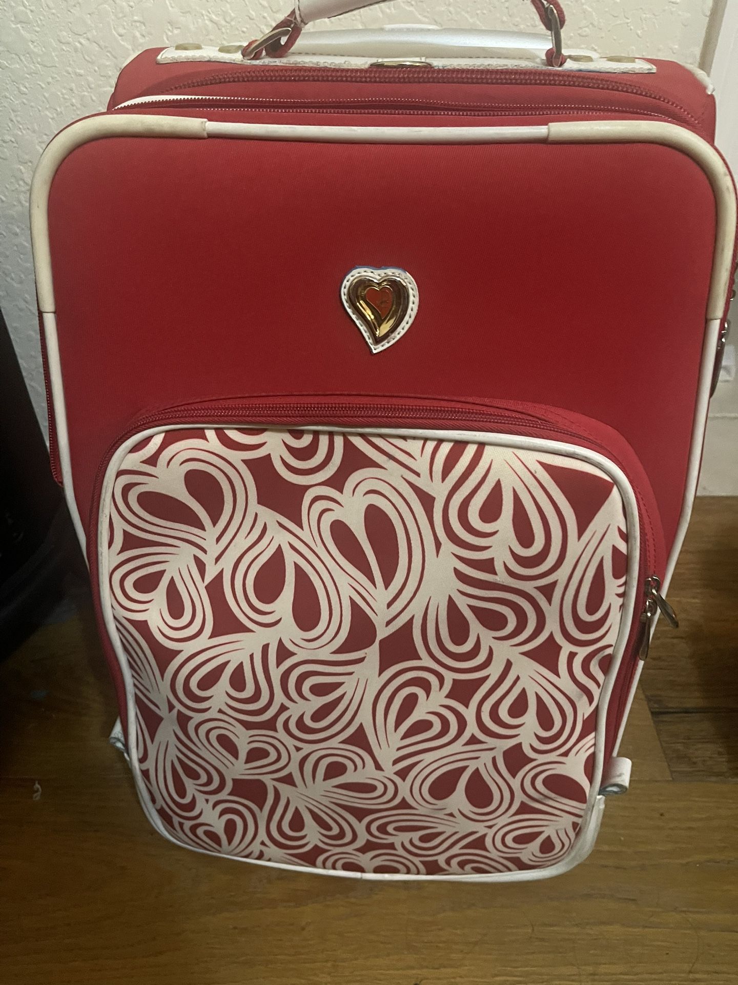 Diane Von Furstenberg  Red Luggage Suitcase 