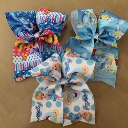 Cinderella Jojo And Cheer Bows Handmade 