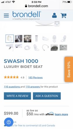 Brodell Swash 1000 (Round) open box