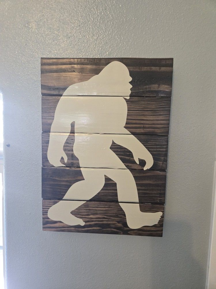 Sasquatch Wood Sign