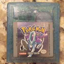 Nintendo Gameboy Color Pokemon Crystal Version (New Battery)