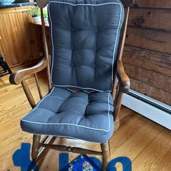 Rocking Chair Antique New Cushion 