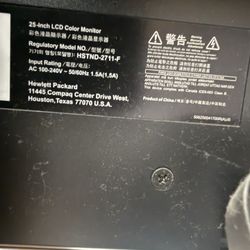 25” HP Monitor 