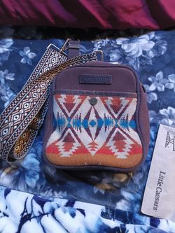 Pendleton Canvas & Wool Crossbody Satchel Bag – Alto Mesa Pattern