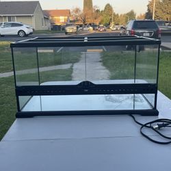 ExoTerra Reptiles/Terrarium/Aquarium 20 Gallon Front Opening Tank (check other post for accessories)