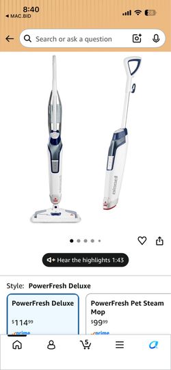 Steam mop