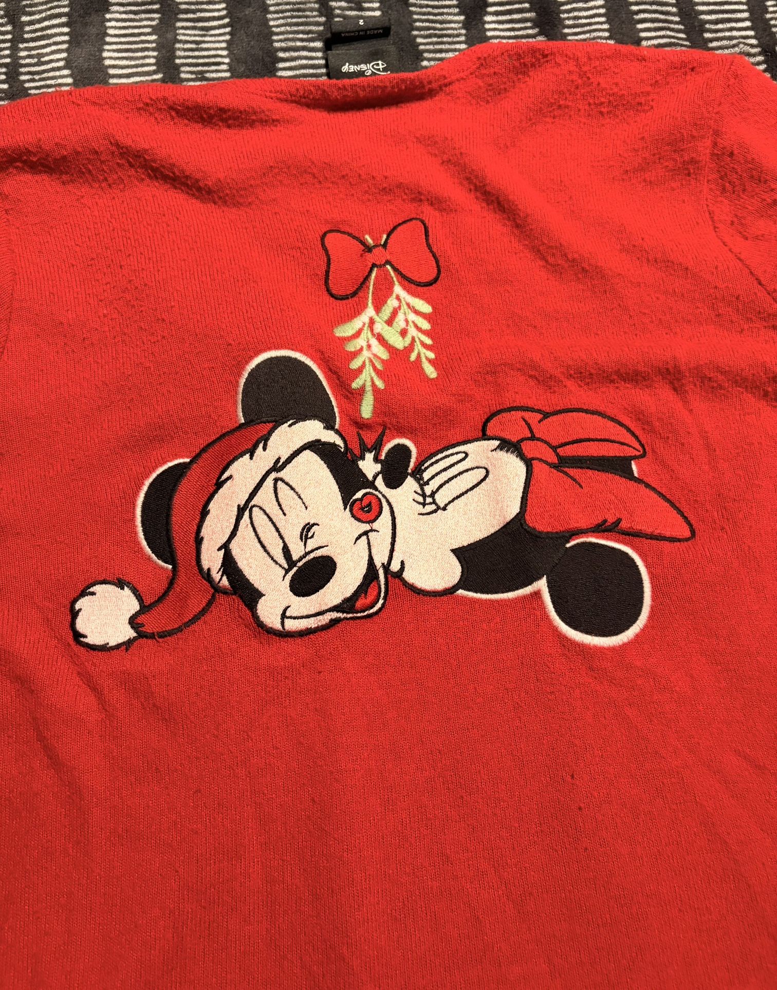 Disney Christmas Mickey And Minnie Sweater