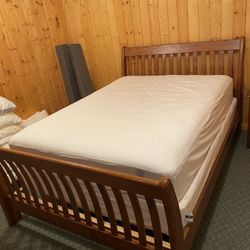 Queen Bed With FRAME $100