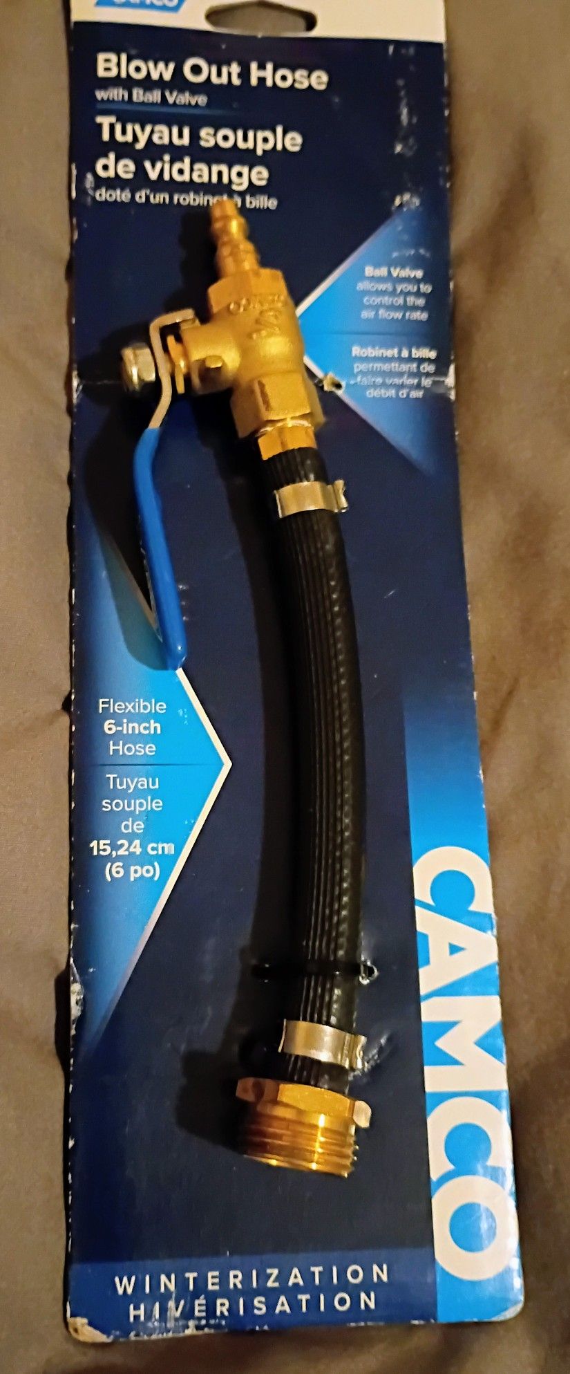 Blow Out Hose With Ball Valve