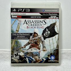 Assassin's Creed IV Black Flag GameStop Edition PS3 Complete CIB