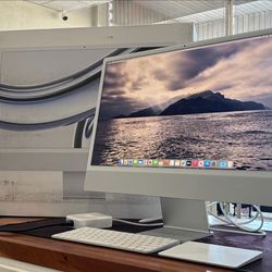 APPLE IMAC 24” M3 16GB 1TB IN BOX with Apple Magic TrackPad and Keyboard Like New