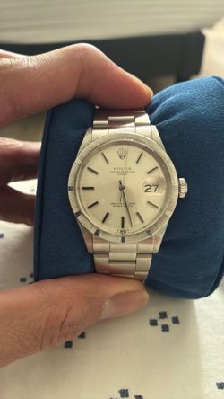 Rolex 1501 engine turned bezel