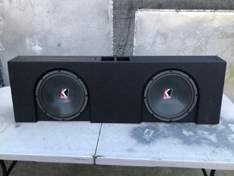 12 inch Kicker solo-Baric subwoofer with truck style ported box
