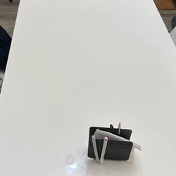 IKEA Torbsy White Table Metal Legs 