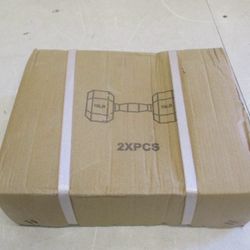 2 X 10lbs Coated Dumbbells