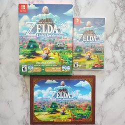 Legend Of Zelda Link's Awakening Dreamer Edition Complete W/ Art Book WOULD TRADE 
