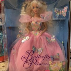 Collectible Butterfly Princess Barbie Doll 1994