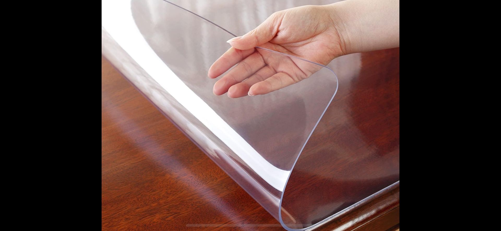 New Clear Table Cover Protector 2mm Thick 40 x 78 Inch Table Protector for Dining Room Table, Dining Table Cover Protector, Plastic Table Cover, 