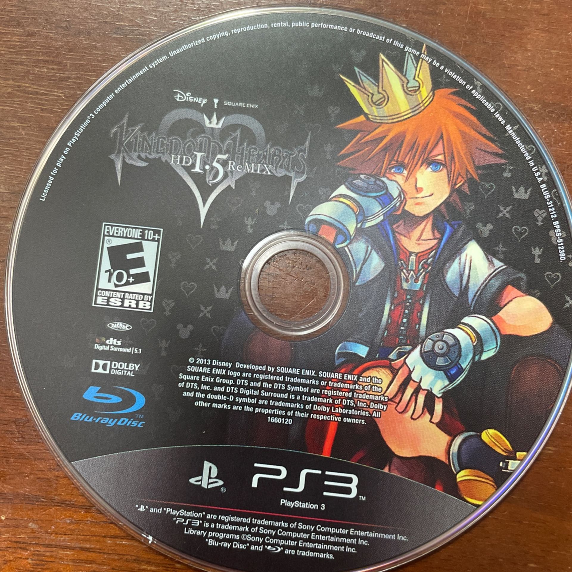 Kingdom Hearts 1.5 Remix PS3