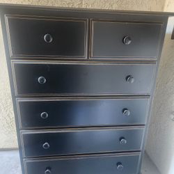 Black Wood Dresser 